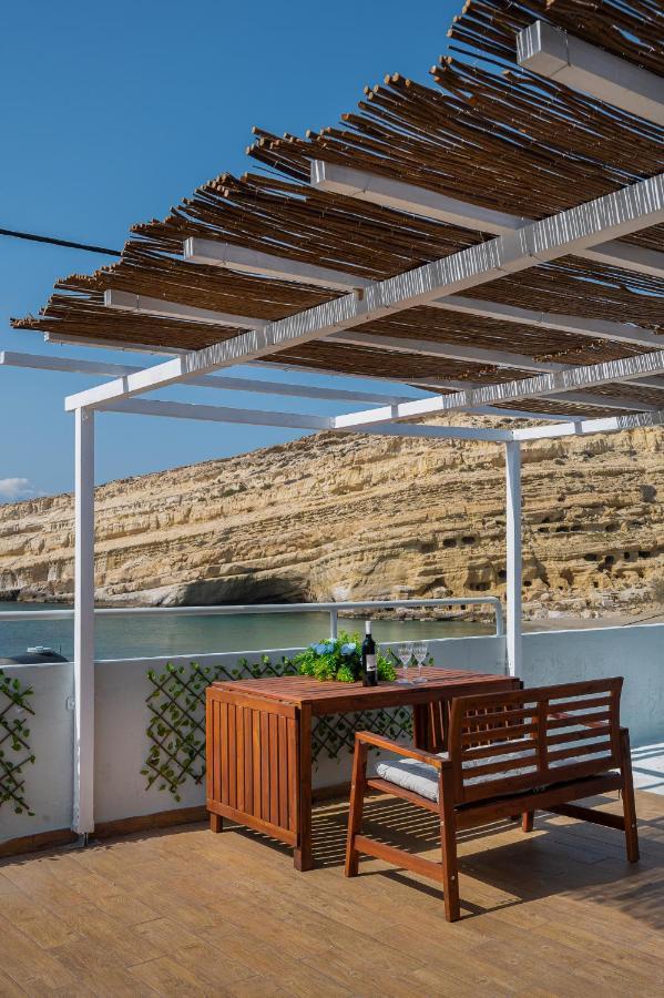 Flores Playa Matala Exterior foto